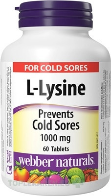 Webber Naturals L-Lysine 1000 mg