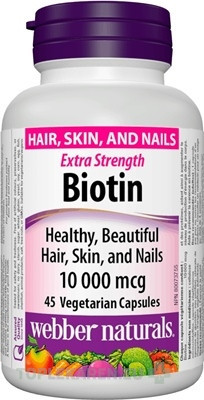 Webber Naturals Biotín 10000 µg