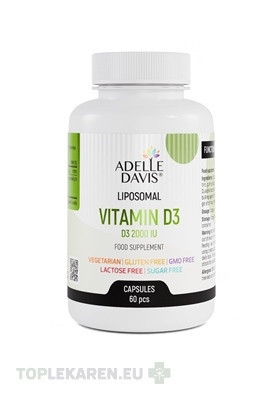 Adelle Davis Liposomal VITAMIN D3, 2000 IU