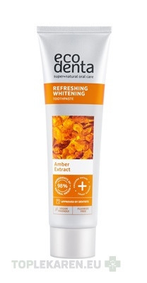 EcoDenta REFRESHING WHITENING Amber extrakt