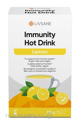 LIVSANE IMMUNITY Horúci nápoj Citrón
