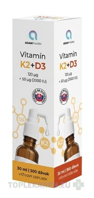 ADAMPharm Vitamín K2+D3