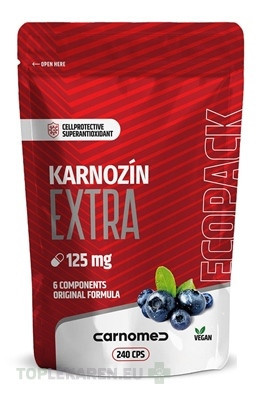 CarnoMed Karnozín EXTRA 125 mg ECOPACK