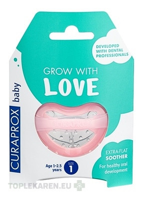 CURAPROX Baby korekčný cumlík, veľkosť 1