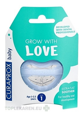 CURAPROX Baby korekčný cumlík, veľkosť 1