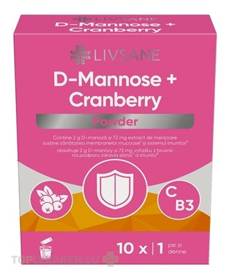 LIVSANE D-Mannose + Cranberry