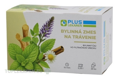 PLUS LEKÁREŇ BYLINNÁ ZMES NA TRÁVENIE