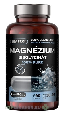 BE A PRO! MAGNÉZIUM BISGLYCINÁT 100% Pure
