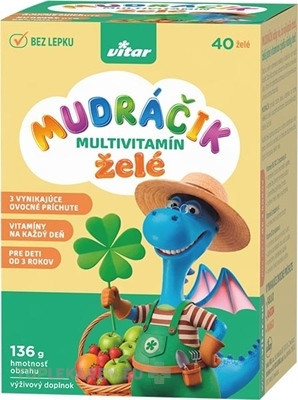 VITAR MUDRÁČIK multivitamín želé
