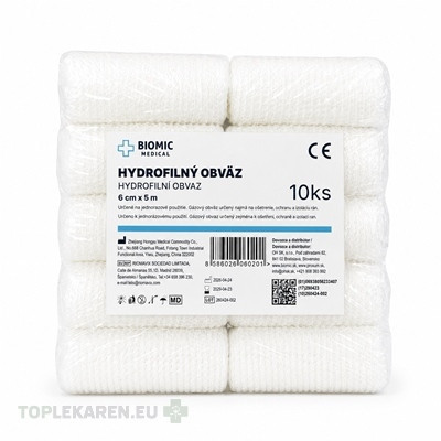 BIOMIC Obväz hydrofilný