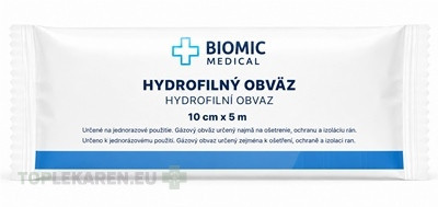 BIOMIC Obväz hydrofilný sterilný