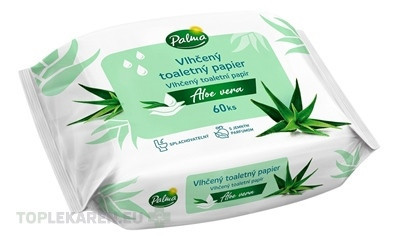 PALMA Vlhčený toaletný papier aloe vera