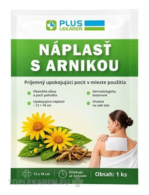 PLUS LEKÁREŇ NÁPLASŤ S ARNIKOU