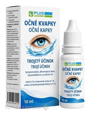 PLUS LEKÁREŇ OČNÉ KVAPKY