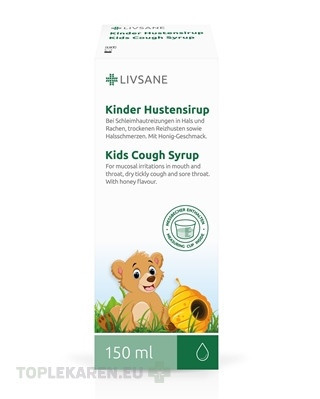 LIVSANE Detský sirup proti kašľu