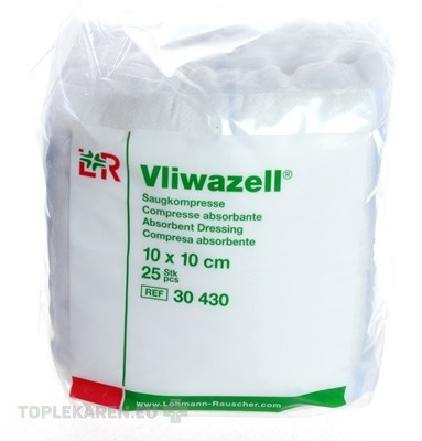 VLIWAZELL KOMPRESY SAVÉ NESTERILNÉ 10x10cm