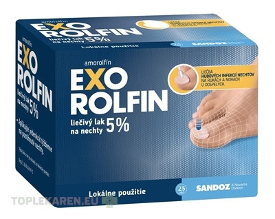 EXOROLFIN liečivý lak na nechty 5 %