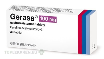 Gerasa 100 mg gastrorezistentné tablety