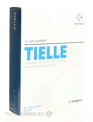 TIELLE hydropolymérový obväz lepivý