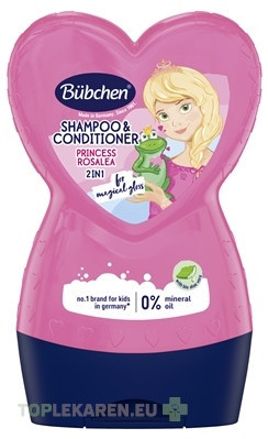 BUBCHEN KIDS ŠAMPÓN+KONDICIONÉR 2v1 Princezná