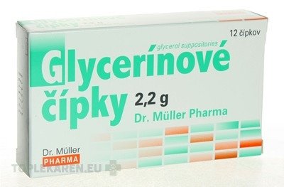 Dr. Müller Glycerínové čípky 2,2 g