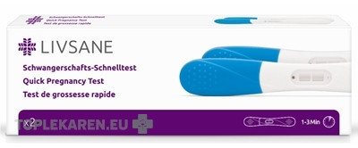 LIVSANE Rýchly tehotenský test