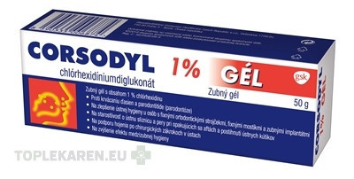 CORSODYL 1% GÉL