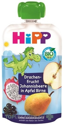 HiPP BIO 100% Ovocie Jablko Hruška Dračie ovocie