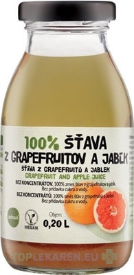 zdravo 100% ŠŤAVA Z GRAPEFRUITOV A JABĹK