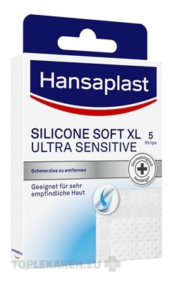 Hansaplast SILICONE SOFT XL ULTRA SENSITIVE