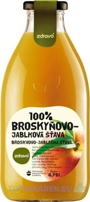 zdravo 100% BROSKYŇOVO-JABLKOVÁ ŠŤAVA