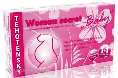 Woman secret BABY tehotenský test