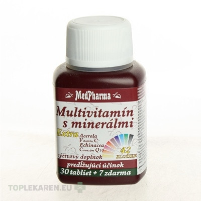 MedPharma MULTIVITAMIN S MINERÁL. EXTRA 42 ZLOŽIEK