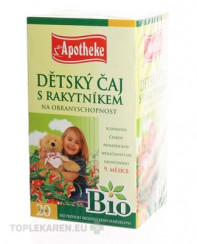 APOTHEKE BIO SELECTION DETSKÝ ČAJ S RAKYTNÍKOM