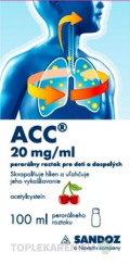 ACC 20 mg/ml perorálny roztok pre deti a dospelých