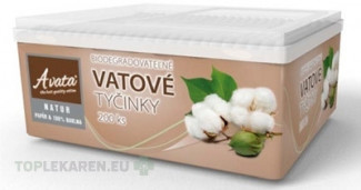 A vata NATUR VATOVÉ TYČINKY box