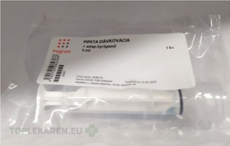 Pipeta dávkovacia 5 ml + adaptér SyrSpend - FAGRON