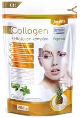 JutaVit Kolagén 10 g + Hyalurón komplex - Ananás