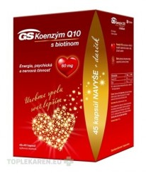 GS Koenzým Q10 60 mg s biotínom darček 2021