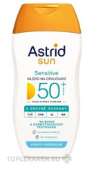 ASTRID SUN Sensitive Mlieko na opaľovanie OF 50+