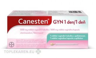 Canesten GYN 1 deň mäkká vaginálna kapsula