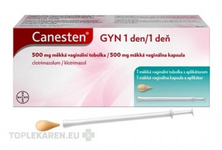 Canesten GYN 1 deň mäkká vaginálna kapsula