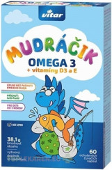 VITAR MUDRÁČIK OMEGA 3 + vitamíny D3 a E