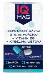 IQ MAG Horčík + B6 + kyselina listová