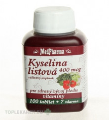 MedPharma KYSELINA LISTOVÁ 400 mcg