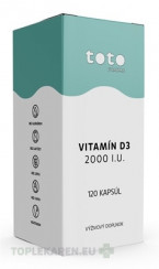 TOTO VITAMÍN D3 2000 I.U.