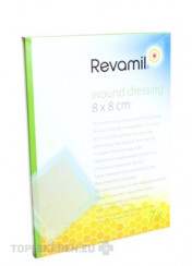 Revamil wound dressing 8x8 cm