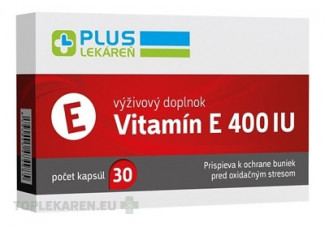 PLUS LEKÁREŇ Vitamín E 400 IU