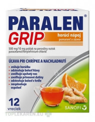 PARALEN GRIP horúci nápoj pomaranč a zázvor