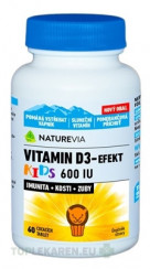 NATUREVIA VITAMIN D3-EFEKT KIDS 600 I.U.